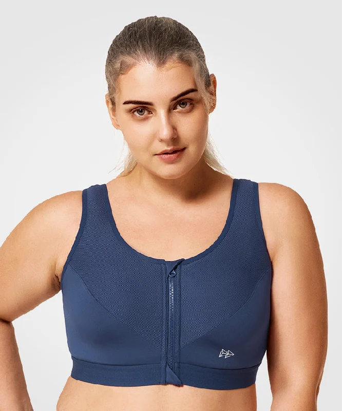 Online Exclusive Power Classic Zip Running Bra | Women's High Support Sports Bra (Plus Size) Online Exclusive Power Classic Zip Running Bra | Women's High Support Sports Bra (Plus Size)
