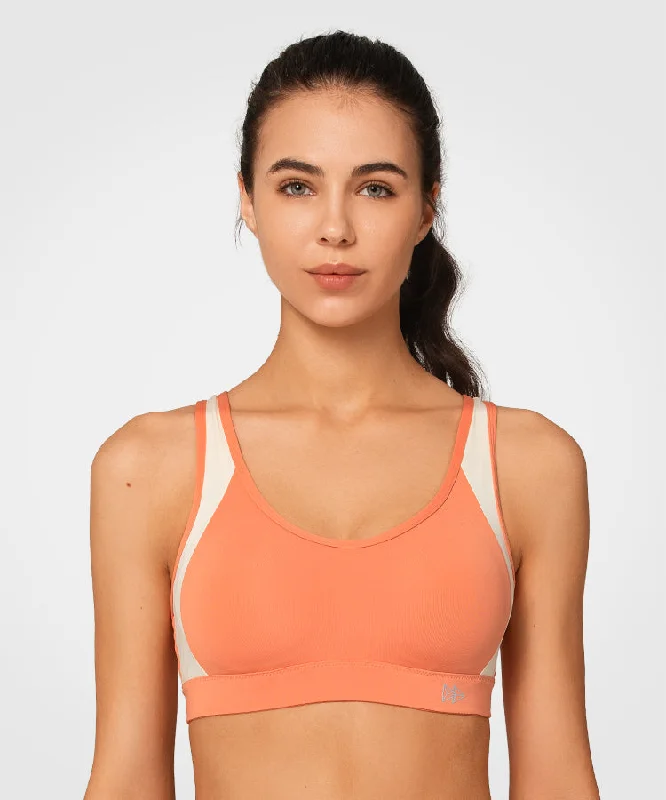 Super Bargain Sculpt Criss Cross Padded Gym Bra | Women's High Support Sports Bra