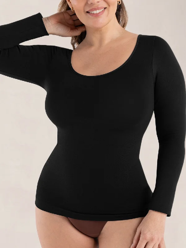 Weekend Specials to Love Shapermint Essentials All Day Every Day Long Sleeve Shaping T-Shirt
