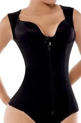 Steals and Deals Thick Strap Clip and Zip Vest Waist Trainer #5055