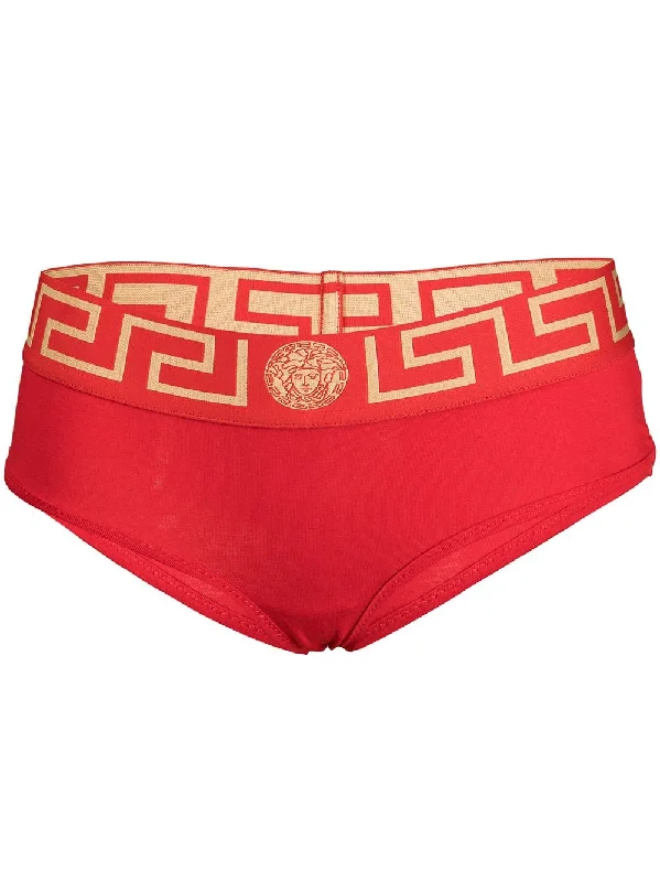Price Fest Versace Red Greek Key Cheekini